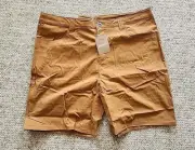 NWT New Patagonia Men's Quandry Shorts Inseam 8" Color Tree Ring Brown Sz 38