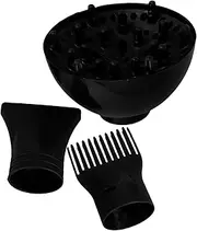JECOMPRIS Blow Dryer Diffuser Part Hair Dryer Nozzles Blower Accessories Comb Nozzle Straightening Attachment
