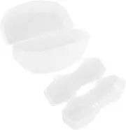 [ANDRESLAD] 2pcs Swim Goggle Case Portable Protective Storage Box for Eyewear Diving Goggles Ski Hard Shell Container