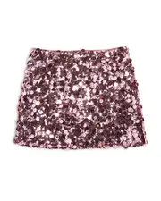 KatieJnyc Girls' Tia Sequin Mini Skirt - Big Kid