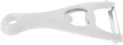 Dual Purpose Kitchen Peeler with Bottle Opener Versatile Kitchen Gadget for Peeling Scraping Fruits Vegetables and Opening Beer Bottles White