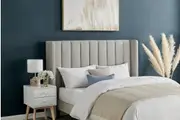 Brosa Isabella Bed Head (Cloud Grey, Queen)