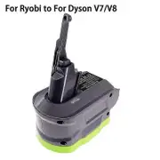 Adapter For Ryobi 18v Battery Convert To For Dyson V6 V7 V8 Vacuum Cleaner Use P107 P108 Battery Adapter For Ryobi to V7 V8