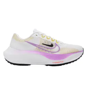 Nike 慢跑鞋 Wmns Zoom Fly 5 白 粉紫 厚底 避震 女鞋 運動鞋 【ACS】 DM8974-100