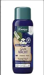 Kneipp Aroma Care Foam Bath Good Night - Bath Additive with Essential Oils Made of Swiss Pine Wood & Amyris for a Restful Sleep - Pure Relaxation - 400 ml