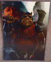 Star Wars Gamorrean Guard Glossy Art Print 11 x 17 In Hard Plastic Sleeve