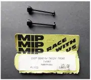 2x Vintage RC Car MIP 1102 CVD Axle Bone for Tamiya TA02W Front Wide Old Stock