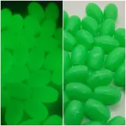 Glow Fishing Bead Oval 10x14mm Terminal Tackle Luminous Jewelry Cheap Crafts