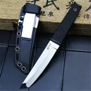 239# Cold Steel Outdoor Tactical Hunting Fixed Blade Knife Plastic Handle&Sheath