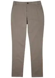 Paige Stafford Slim-leg Stretch-jersey Trousers - Beige - 33 (W33 / M) 33 (W33 / M)