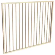 ProtectorAl 1470 x 1200mm Primrose Aluminium Flat Top Garden Gate