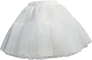 [Amagogo] Petticoat Skirt Ballet Lolita Skirt Support for Princess Wedding Dress Women, 40cm