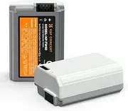 K&F Concept 1100mAh NP-FW50 Battery 2 Pack with Type-C Fast Charging for Sony ZV-E10, Alpha 7, A7, A7II, A7RII, A7SII, A7S, A7S2, A7R, A7R2, A5000, A6400, A6500, A6300, A6000, NEX-3, NEX-5