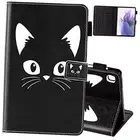for Samsung Galaxy Tab A7 Lite Tablet Case 8.7" 2021 (SM 03 Black Cat
