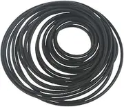 20Pcs Universal 1.5mm Cassette Tape Machine Belt Drives Belts Tape Machine Bands for Repair Maintenance Cassette Belt Replacement Round Tape Decks Stereo System Components CD and Tape Players
