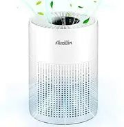 Aircillin Air Purifiers for Bedroom with HEPA Filters, Air Purifier for Home Large Room Covers Pet Hair Dander Smell Pollen Wildfire Smoke, Remove 99.99% Particles Down to 0.1 microns (AP070A)