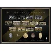 RICHMOND TIGERS DECORATION OF DISTINCTION FRAMED POSTER MARTIN AFL MEMORABILIA