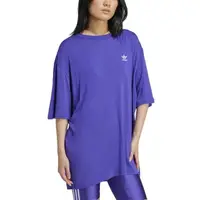 在飛比找momo購物網優惠-【adidas 愛迪達】圓領短袖T恤 長版 TREFOIL 
