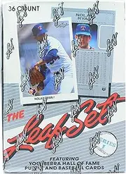 MLB 1990 The Leaf Set Series 1 Sealed Baseball Box | 36 Packs