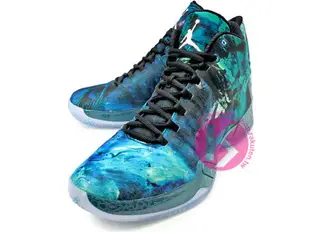 2015 雷霆隊 Russell Westbrook 代言 新生代飛人 限量發售 史上最輕 NIKE AIR JORDAN 29 XX9 XXIX YEAR OF GOAT H2O 水 羊年 綠藍色 飛人 PERFORMANCE WOVEN 功能性編織鞋面 FLIGHT PLATE + ZOOM 避震科技傳導 籃球鞋 (727134-407) !