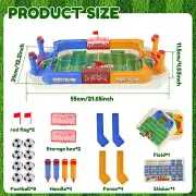 Mini Table Football Game Interactive Tabletop Football Game 2 Players Mode bewiH