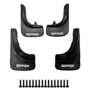 Mud Flaps Splash Guards Protection For Peugeot Bipper 4 Pcs Soft Rubber + Screws
