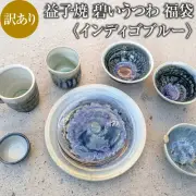 Mashiko-yaki pottery Indigo Blue Lucky Bag 10,000 yen, pottery luck From Japan