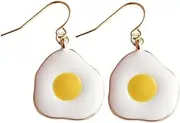 [Yardenfun] Elegant Poached Egg Earrings Lightweight Dangle Drop Earrings for Women Girls Fashion