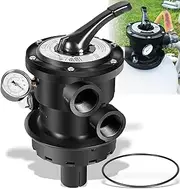 Replacement for Hayward SP0714T VariFlo XL Top Mount Multiport Valve Part for Above-Ground Pro- or VL Series Sand Filter, 1.5 Inch Plumbing, 7-Position Control Valve