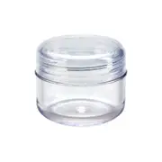 Clear Plastic Jar with Clear Lid (25gm)