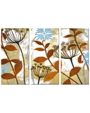 Ready2HangArt Meadow Melody I/II/III 3pc Wrapped Canvas Wall Art by Norman Wyatt