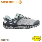 【MERRELL 美國 女 ALL OUT BLAZE AERO SPORT 排水透氣水陸運動鞋《白/淺灰》】 ML12724