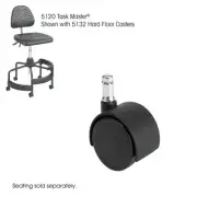 Task Master Hard Floor Casters, 2", (Set of 5) Floor Casters