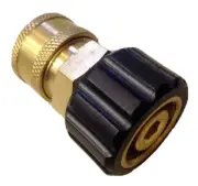 MTM Pressure Washer 3/8 Coupler X M22 - 14mm Metric Twist Connect Adapter
