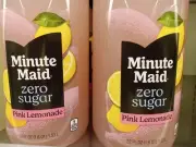 Minute Maid Zero Sugar Pink Lemonade 2- 52 Oz Bottles