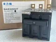 NEW Eaton BAB3050HT Circuit Breaker Quicklag Type BA 3 Pole 50A 240V 10kA HACR