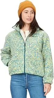 [Marmot] Women's Wm's Aros Printed Fleece Jacket Warm fleece jacket, full zip outdoor sweatshirt, breathable and wind-resistant sweater (pack of 1)