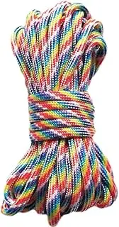 Namzi 2Pcs 4mm Braid Nylon Cord for Camping,Hammock,Clothsline,Hiking,Fishing-3yards,G