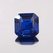 AAA 6 MM Natural Cornflower Blue Sapphire Loose Gemstone Cut Loose Asscher Cut