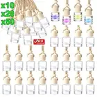 Up to 50X Car Air Freshener Diffuser Empty Bottle Hanging Perfume Mini Container