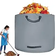 Leaf Bag | Foldable Garden Garbage Pouch | Multipurpose Weatherproof Large Waste Bag for Landscaping Farming Lawn Care Composting Balcony Indoor Plants Greenhouse Succulents