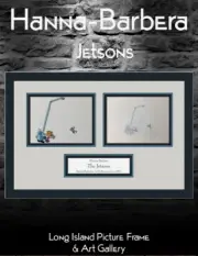 The Jetsons Hand Painted Animation Production Cel Custom Framed F