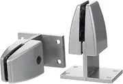 COHEALI 2Pcs Glass Partition Clamp Desk Clip for Office Screens Easy to Install Divider Support for Home Libraries and Workspaces