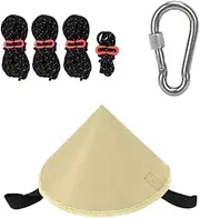 WeiLaiKeQi Tarp Connecting Cap Tent Link Hat Multi-Use Accessory Modern Design Waterproof for Outdoor Activities