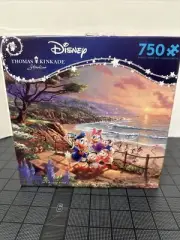 Ceaco Thomas Kinkade Disney Dreams Donald Duck and Daisy Jigsaw Puzzle 750 Pc