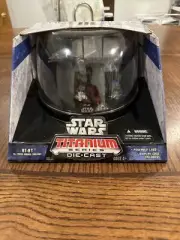Hasbro Star Wars Titanium Series Diecast AT-AT with Minature Snowspeeder
