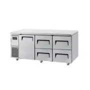 Turbo Air Undercounter 1 Door 4 Drawer Fridge W1800 D700 H850: KUR18-2D-4(HC)