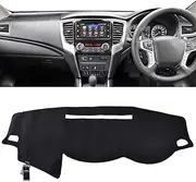 Car Dashboard Dashmat Carpet Dash Board Cover Mat Non-Slip Pad Sun Shade Blanket Fit for Mitsubishi Triton L200 MQ MR GLX+ GLS GLR 2016 2017 2018 2019 2020