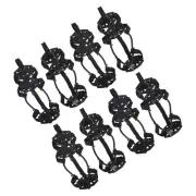 4Pairs 8.9" Ice Cleats Snow Shoes Grippers Crampons 24 Steel Traction Cleat
