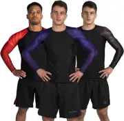 Sanabul Essentials Long Sleeve Compression Shirts for Men - MMA BJJ Athletic Com